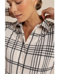 Studio Anneloes Poppy check shirt 1497 kit/mid grey