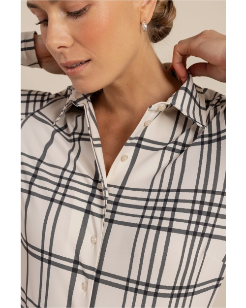 Studio Anneloes Poppy check shirt 1497 kit/mid grey