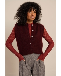 Studio Anneloes Bibi sls cardigan 3900 red wine