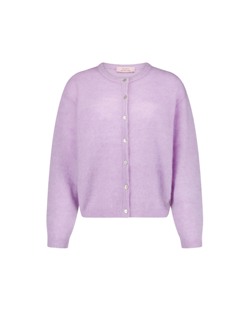 Studio Anneloes Bibi cardigan 4700 light aubergine