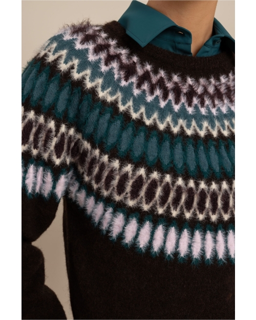 Studio Anneloes Femmy fairisle pullover 9997 multi color