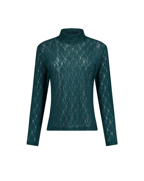 Studio Anneloes Reagan lace col top 8200 teal