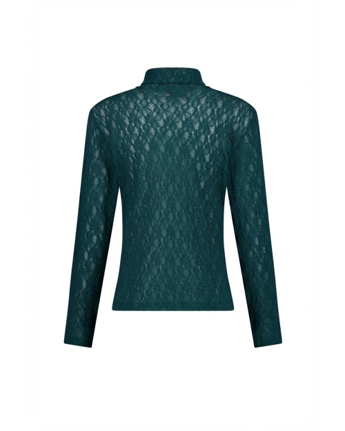 Studio Anneloes Reagan lace col top 8200 teal