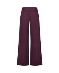Studio Anneloes Luz twill trousers 4800 aubergine