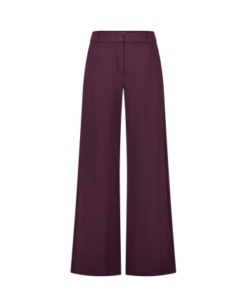 Studio Anneloes Luz twill trousers 4800 aubergine