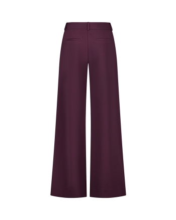 Studio Anneloes Luz twill trousers 4800 aubergine