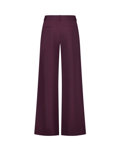 Studio Anneloes Luz twill trousers 4800 aubergine