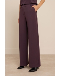 Studio Anneloes Luz twill trousers 4800 aubergine