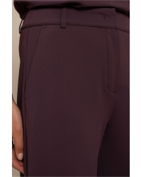 Studio Anneloes Luz twill trousers 4800 aubergine