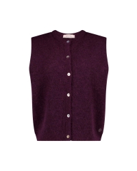 Studio Anneloes Bibi sls cardigan 4800 aubergine