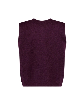 Studio Anneloes Bibi sls cardigan 4800 aubergine