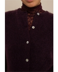 Studio Anneloes Bibi sls cardigan 4800 aubergine