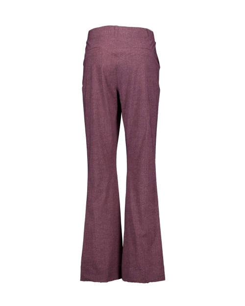 Studio Anneloes Flair herringbone trousers 4847 aubergine/light aubergine