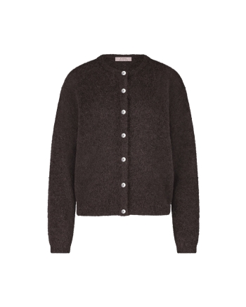 Studio Anneloes Bibi cardigan 8700 espresso