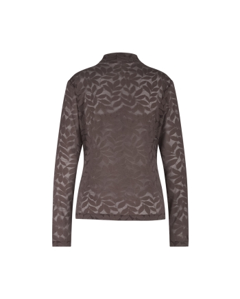 Studio Anneloes Reagan lace top 8700 espresso