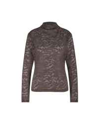 Studio Anneloes Reagan lace top 8700 espresso
