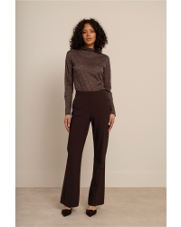 Studio Anneloes Reagan lace top 8700 espresso