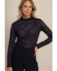 Studio Anneloes Reagan lace top 6900 dark blue