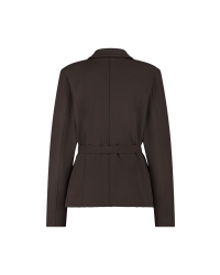 Studio Anneloes Elin bonded blazer 8700 espresso