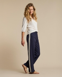Red Button Claudette Palazzo Sidetape Pinstripe