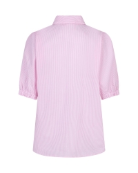 Red Button De Victoria Poplin Stripe 