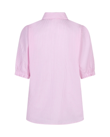 Red Button De Victoria Poplin Stripe Short SL is een blouse m