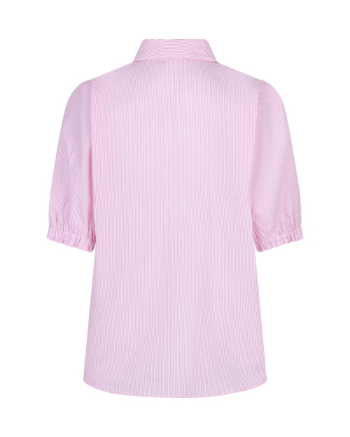 Red Button De Victoria Poplin Stripe 