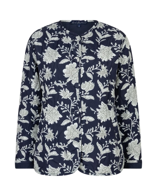 Red Button Quilted JKT Print