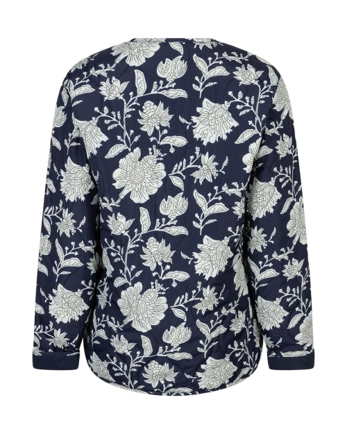 Red Button Quilted JKT Print