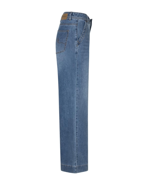 Red Button De Colette Slanted Pockets Stone Used is een wide 