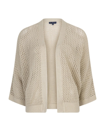 Red Button De Cardigan Pointelle is een ajour gebreid vest va