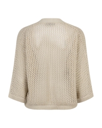 Red Button De Cardigan Pointelle is een ajour gebreid vest va