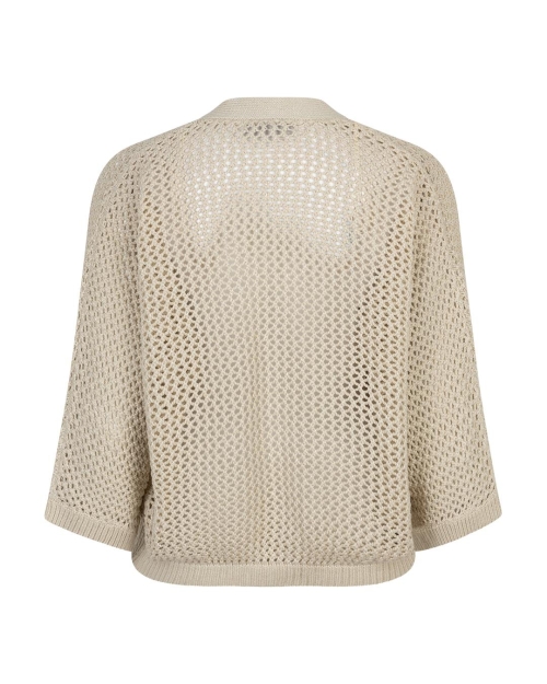 Red Button De Cardigan Pointelle is een ajour gebreid vest va