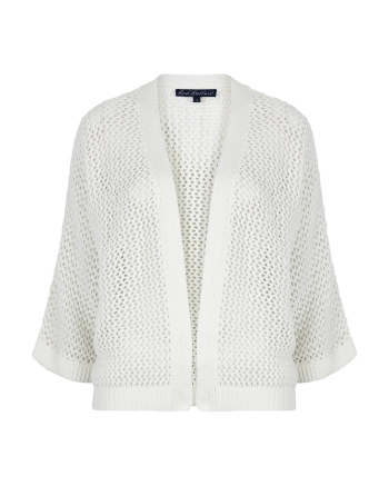 Red Button De Cardigan Pointelle is een ajour gebreid vest va