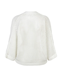 Red Button De Cardigan Pointelle is een ajour gebreid vest va