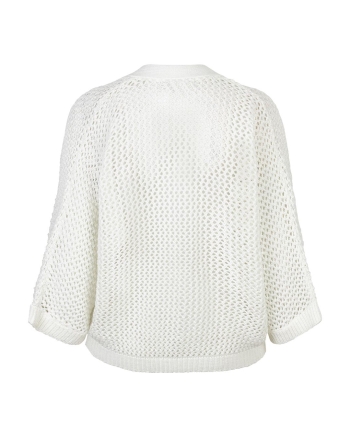 Red Button De Cardigan Pointelle is een ajour gebreid vest va