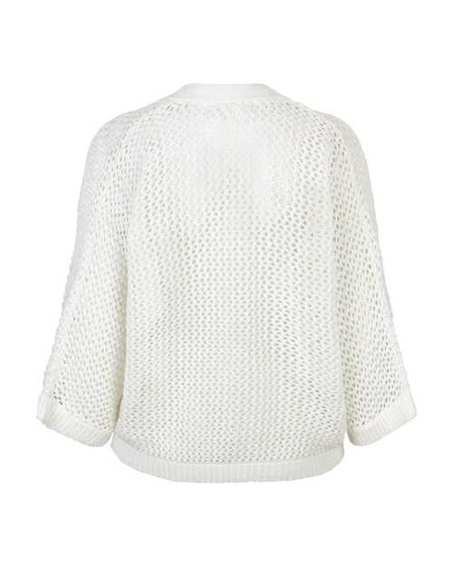 Red Button De Cardigan Pointelle is een ajour gebreid vest va