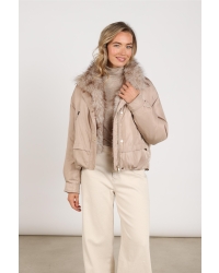 NUKUS Paula Jacket 9 sand