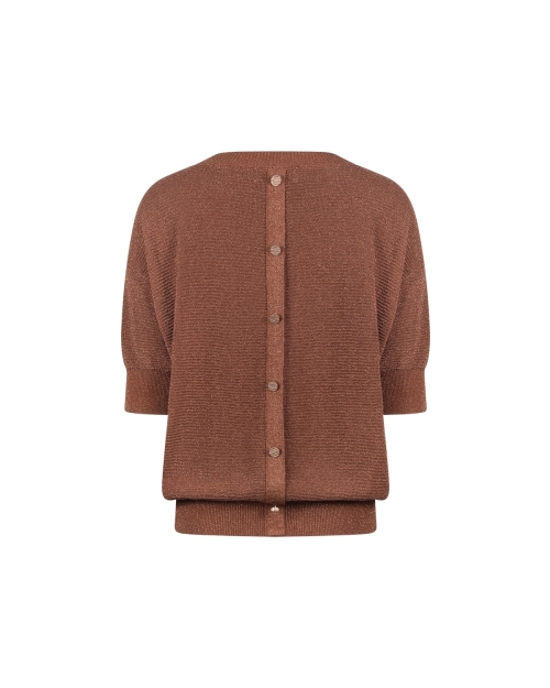 NUKUS Kinty Top Lurex 385 espresso
