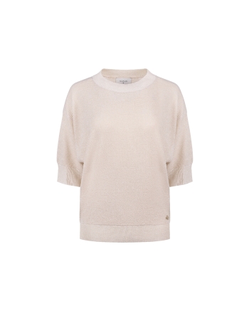 NUKUS Kinty Top Lurex 9 sand