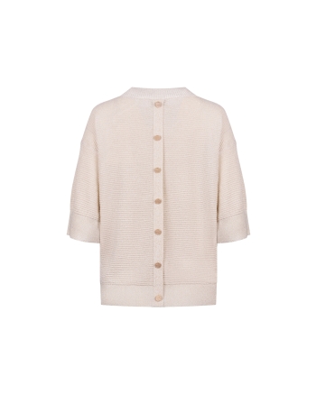 NUKUS Kinty Top Lurex 9 sand