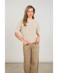 NUKUS Kinty Top Lurex 9 sand