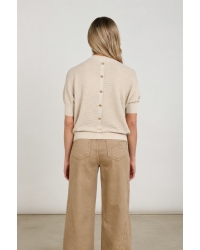 NUKUS Kinty Top Lurex 9 sand