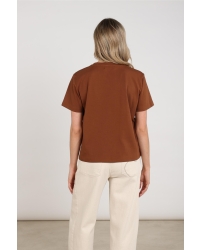 NUKUS Luna Shirt NK 385 espresso