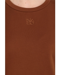 NUKUS Luna Shirt NK 385 espresso