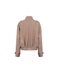 NUKUS Hope Jacket Check 335 toffee