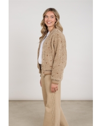 NUKUS Henny Jacket Dots 9 sand