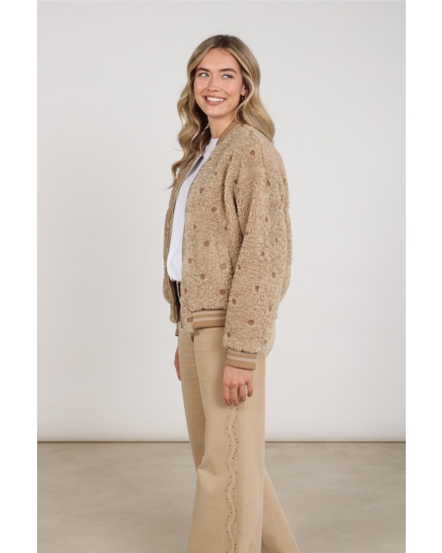 NUKUS Henny Jacket Dots 9 sand