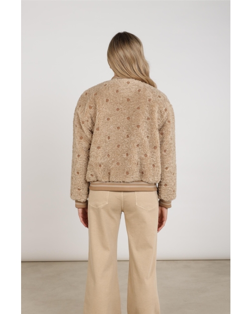 NUKUS Henny Jacket Dots 9 sand