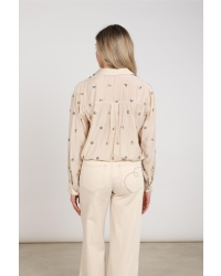NUKUS Anika Blouse Paillet 9 sand